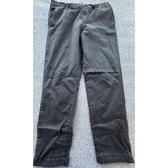 Nautica Pants Womens 6/28 Black Tencel Ankle Trouser Straight Pocket Stretch New - Picture 1 of 14